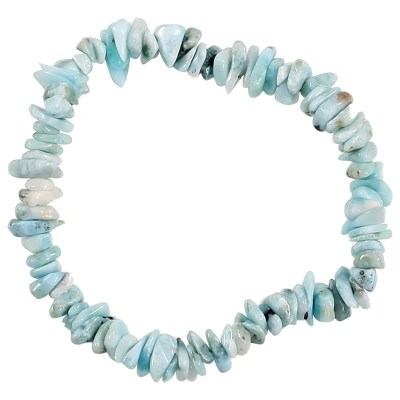 Larimar bracelet chips1